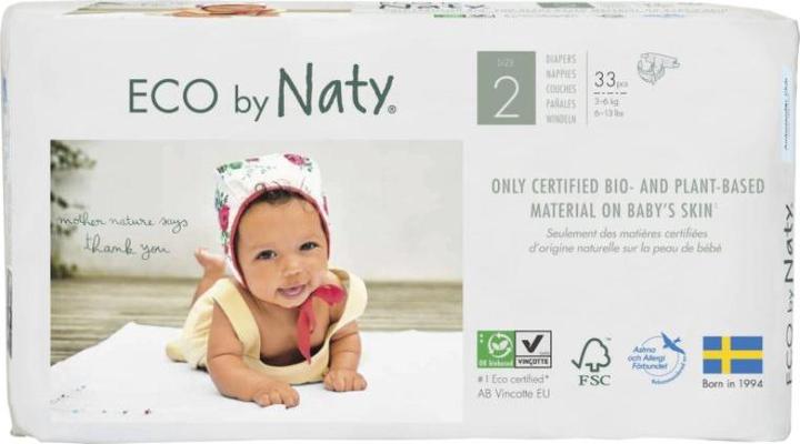 Produktbild Naty Biowindel (Gr. 2, Tragepack, 33 Stk.)