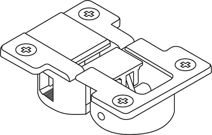 Actual product image Effegi Brevetti Flap hinges Ankor GTA