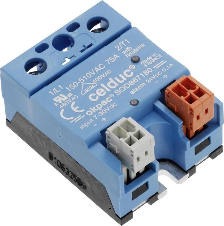 Actual product image Celduc Solid state relay SOD865180 50 A Switching voltage (max.): 510 V/AC 1 pc.