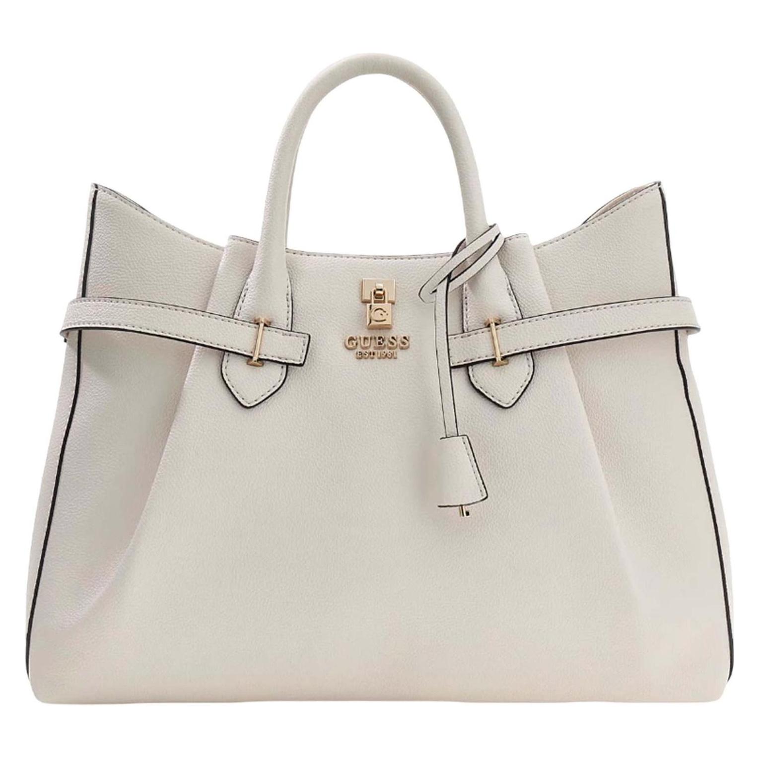 Guess, Damen, Handtasche, Yesba Girlfriend Satchel Bag, Beige