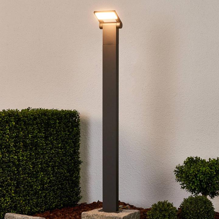 Image du produit Lucande Marius LED Lampe de jardin H100 Graphite (600 lm, IP54)