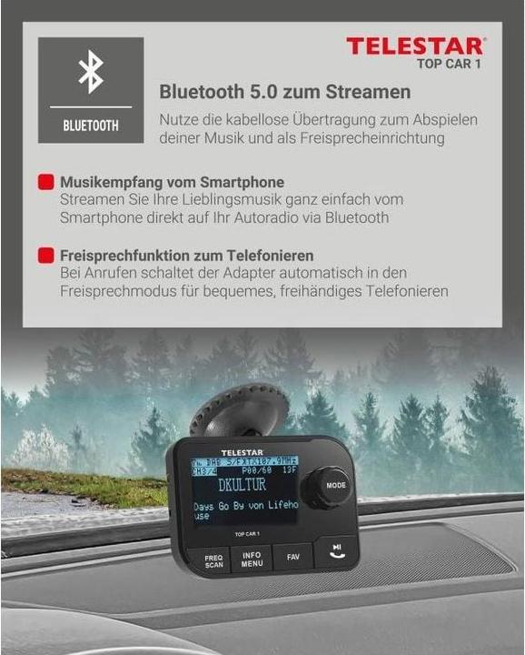 Produktbild Telestar Top Car 1 (Stabantenne, UKW / MW / LW, DAB/ DAB+)