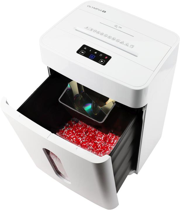 Actual product image Olympia MC 2508 S weiss Aktenvernichter (Particle cut)