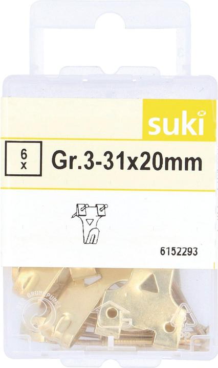 Produktbild Suki Wandhaken 31x20mm (6 Stk., 31 mm)