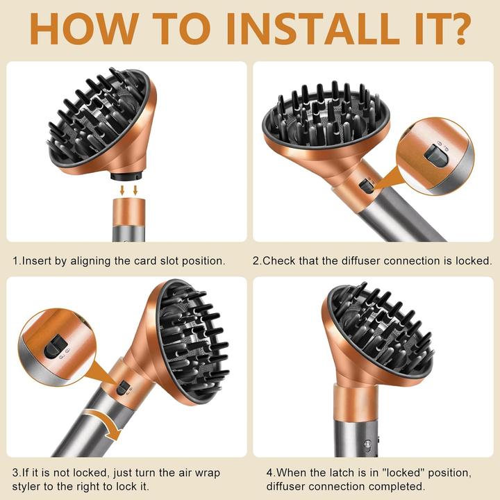 Actual product image Chuancheng Diffusordüsenaufsatz für Airwrap Styler