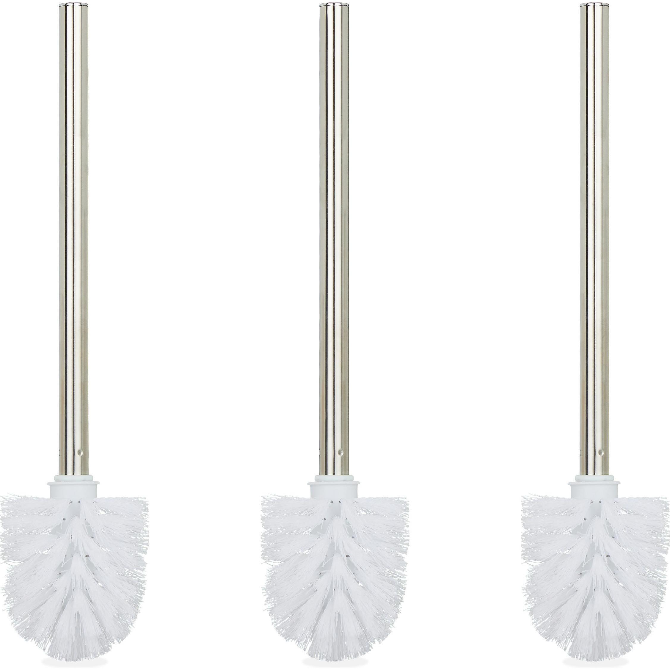 Relaxdays, Toilettenbürste, 3x Toilettenbürste