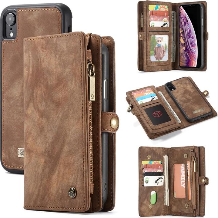 Actual product image Caseme Apple iPhone XR Genuine Leather Wallet Card Case (Apple iPhone XR)