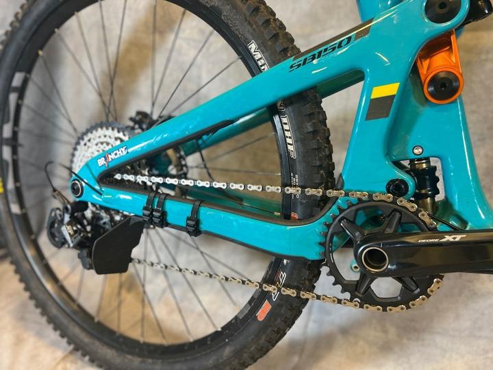 Actual product image Branchy Rear derailleur guard, orange