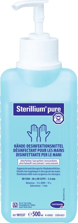 Actual product image Sterillium pure (500 ml)