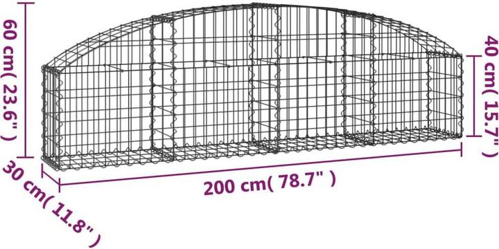 Image du produit vidaXL Gabionenkorb