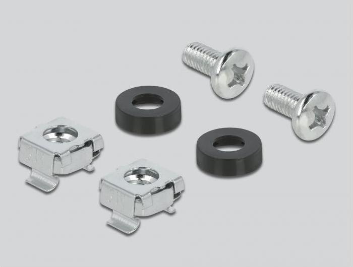 Actual product image Delock Cable bracket 80 x 80 mm with laterally offset mounting plate metal