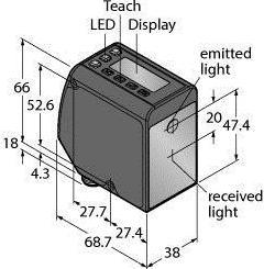 Image du produit Turck Capteur optoélectronique (Capteur)