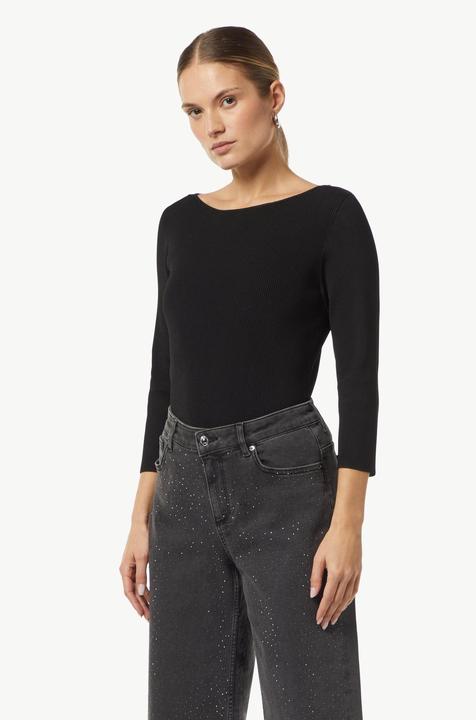 Image du produit Comma Strickpullover Schmaler Strickpullover mit 3/4-Arm (34)