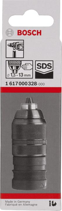 Produktbild Bosch Professional Zubehör Schnellspannbohrfutter mit Adapter, 1,5 - 13 mm, SDS plus, GBH 2-24DFR/PBH 240