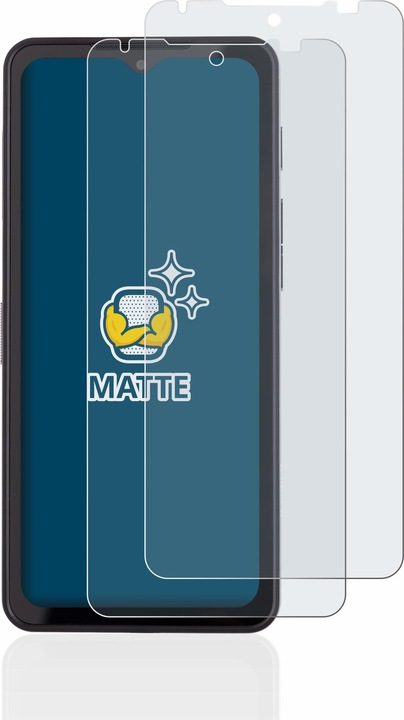 Actual product image BROTECT Anti-glare screen protector matt (2 Piece, Cat S75)