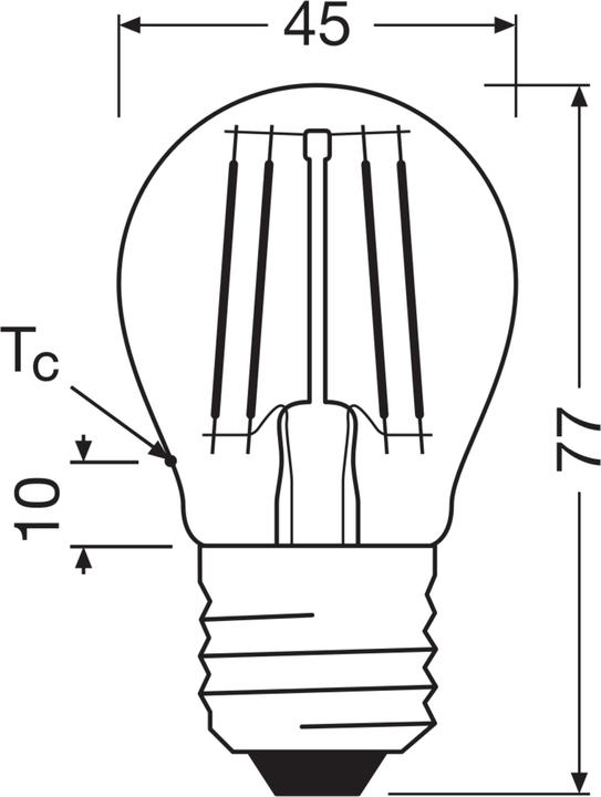 Image du produit Osram LED Superstar Plus Classic P Filament (E27, 300 lm, 6 x)