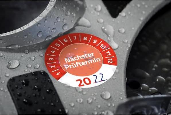 Actual product image Avery -Zweckform 80 St. Prüfplakette 20XX Rot (Ø) 30 mm 30 mm