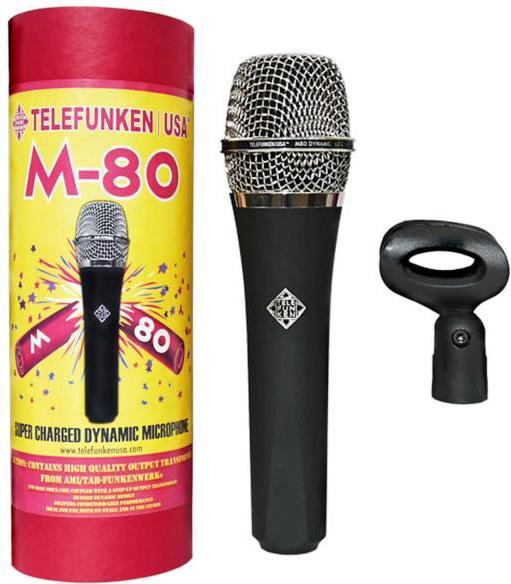 Produktbild Telefunken Mikrofon M80 Standard mit Mikrofonständer gerade