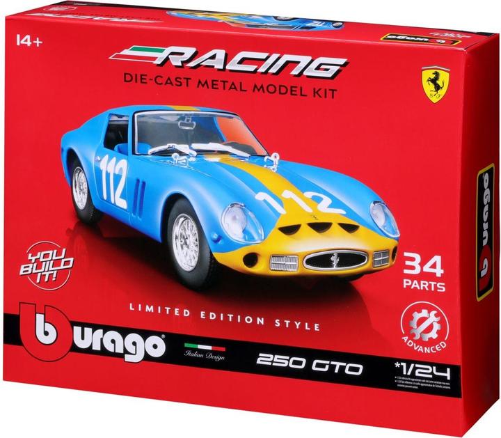 Produktbild Bburago Ferrari Racing Bausatz 250 GTO 1/24 blau
