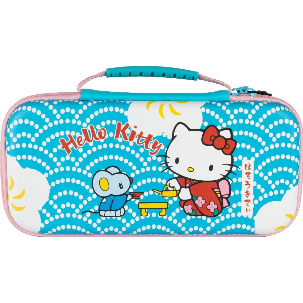 Konix Sanrio Tragetasche Switch 2 Hello Kitty Tea (Switch, Switch Lite, Switch OLED), Altri accessori gaming, Rosa