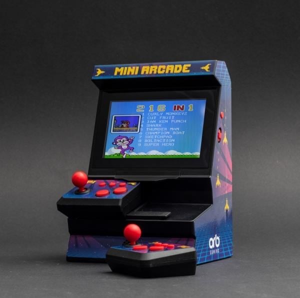Image du produit ORB - Mini machine à arcade avec double contrôleur - inkl. 300x 8-Bit Spielen