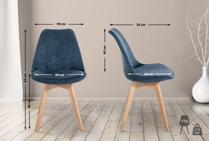 Immagine prodotto Swisshandel24 Sedia Linares Cord