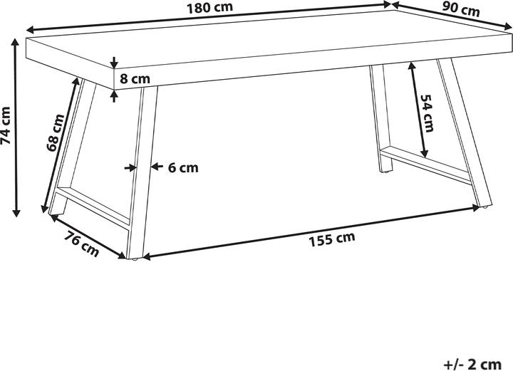 Produktbild Beliani Warton