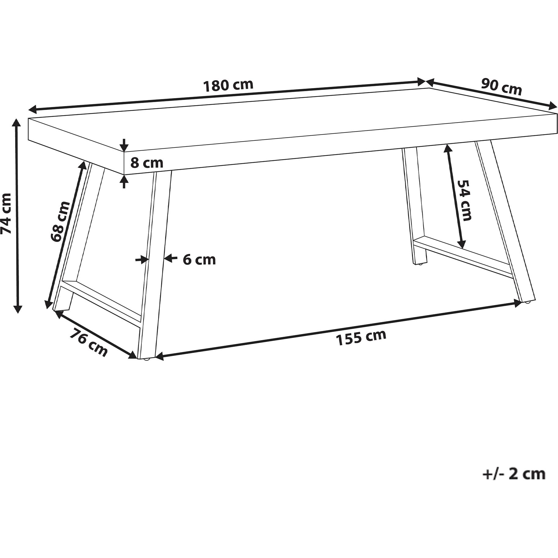 Thumbnail - Beliani, Esstisch, Warton