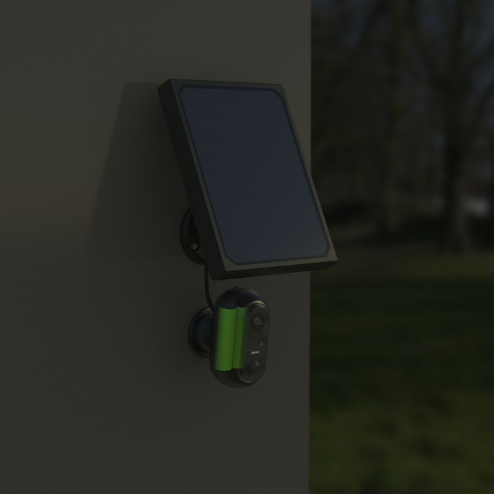 Produktbild Hama Überwachungskamera, WLAN-Kamera outdoor, Akku, Solar, Aufzeichnung, 1080p (1920 x 1080 Pixels)
