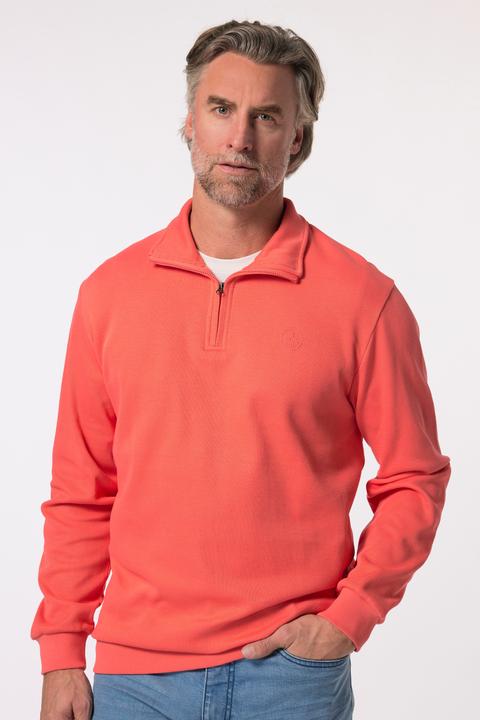 Produktbild Boston Park Sweat-Troyer, Ripp-Qualität, Zippkragen, bis 84/86 (56)