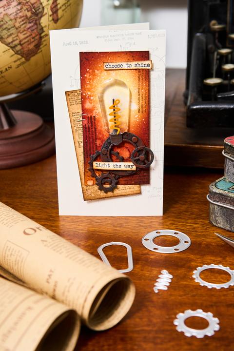 Produktbild Sizzix Thinlits Stanzschablone "Vault Industrial by Tim Holtz"