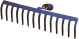 Actual product image Magni Freund-Victoria 26216 Road rake, 16 tines, blue, 22 x 52 x 13 cm