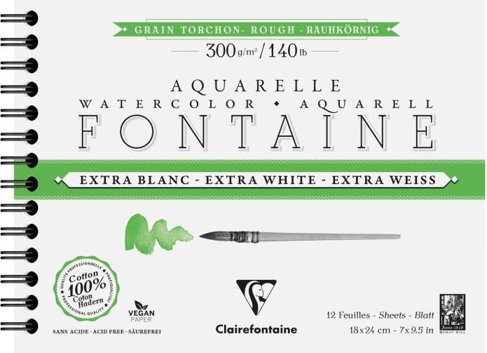 Produktbild Clairefontaine Aquarellpapier (300 g/m², 12x)