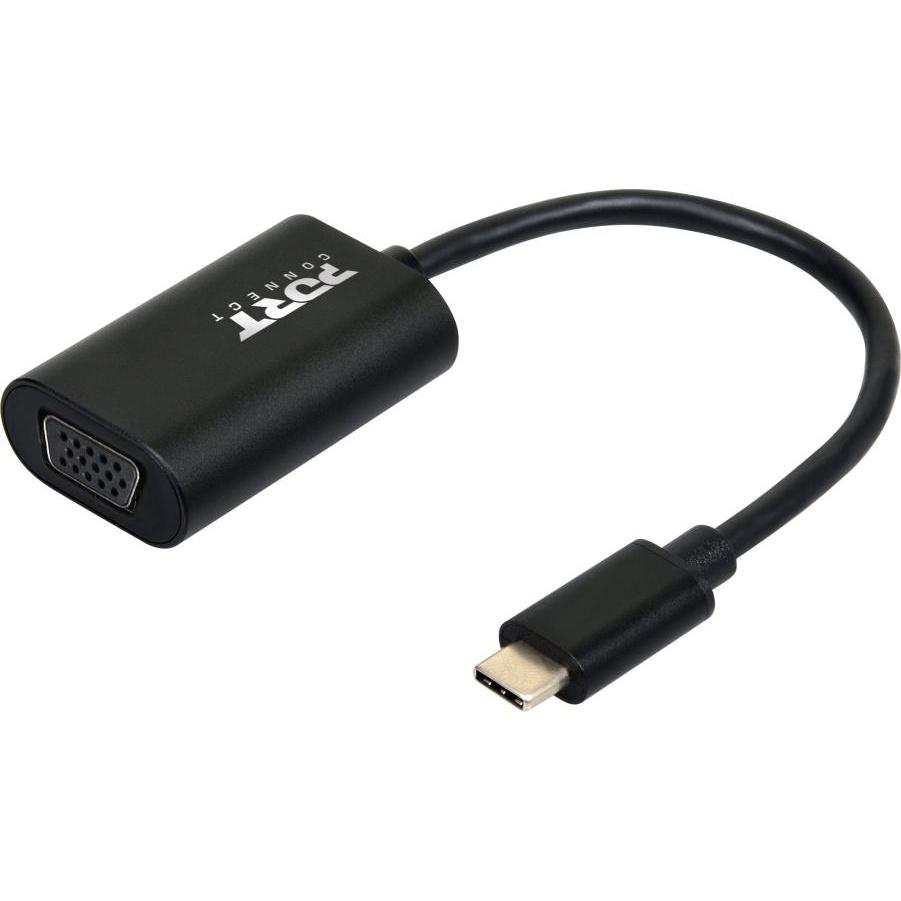 Port Designs 900125 Schnittstellen-Hub USB 3.2 Gen 1 (3.1 Gen 1) Type-C (USB, 15 cm), Data + Video Adapter, Schwarz