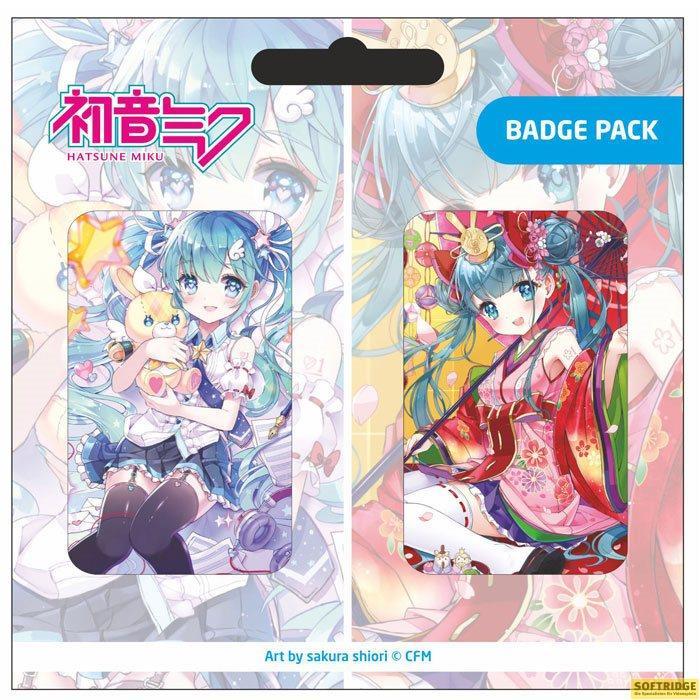 Image du produit POPbuddies Hatsune Miku pack 2 pin's Set B