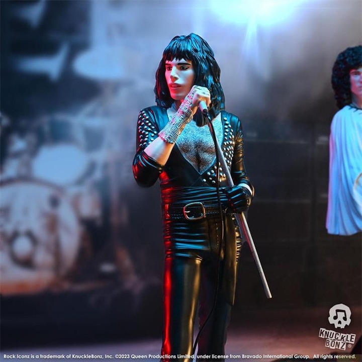 Produktbild Knucklebonz Queen Rock Iconz Statue Freddie Mercury II (Sheer Heart Attack Era) 23 cm