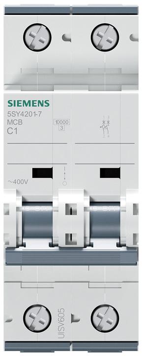 Produktbild Siemens Circuit breaker 400V 10kA 2P 1A