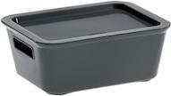 Actual product image Cep Storage box + lid Bella 1.18L anthracite (14 cm, 1.18 l, 1x)