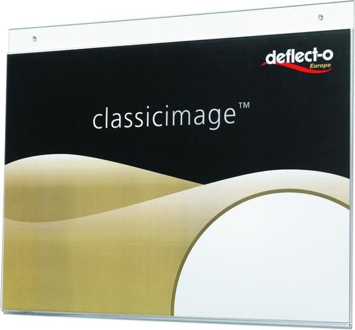 Produktbild Deflecto Classic Image® 48000 Wand-Prospekthalter Transparent DIN A3 quer Anzahl der Fächer 1 12St.