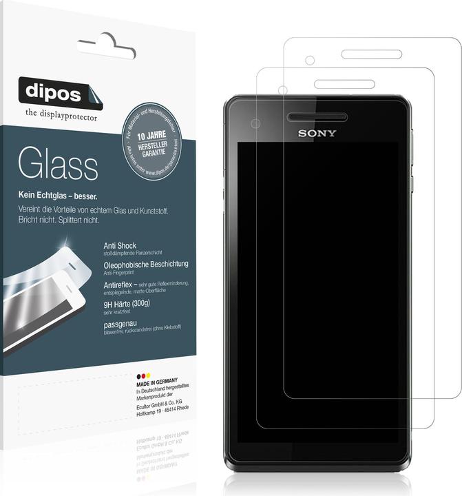 Produktbild Dipos Displayschutz Anti-Shock (2 Stk., Sony Xperia V)