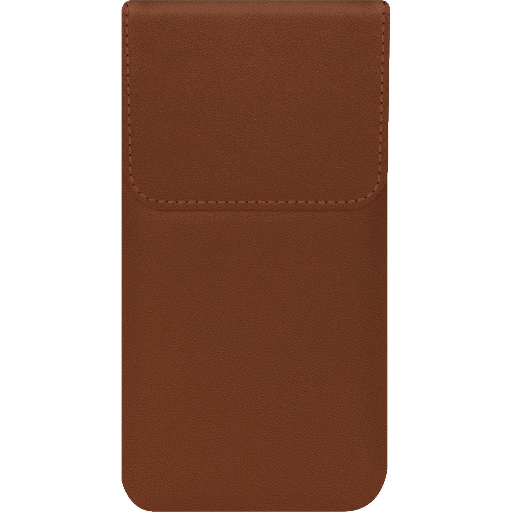 Noreve Lederschutzhülle (Apple iPhone 16 Plus), Smartphone Hülle, Braun