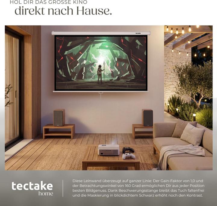 Immagine prodotto tectake Cinema (72", 16:9)