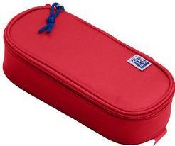 Actual product image Oxford Pencil case, polyester, oval, blue