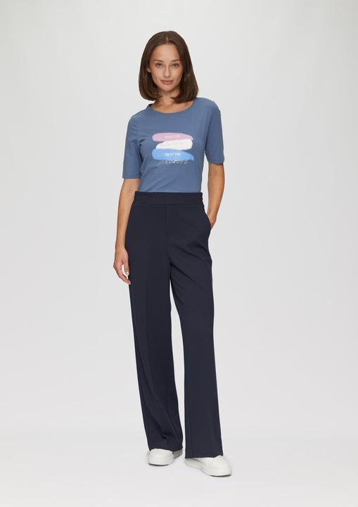 Produktbild s.Oliver T-Shirt Elastisches T-Shirt mit Frontprint (36)