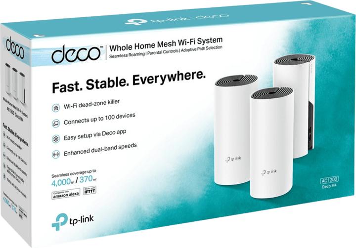 Produktbild TP-Link Deco M4 AC1200 Dualband WLAN Mesh 3-pack