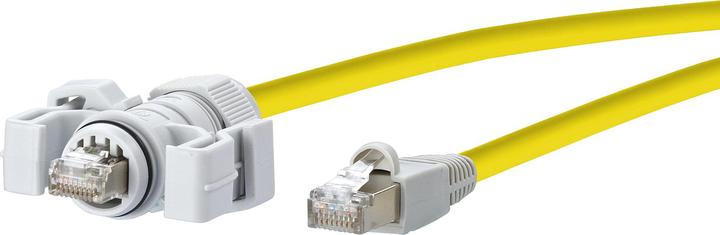 Actual product image Metz Connect E-DAT Industry patch cable V6 IP67 - RJ45 15m (S/FTP, CAT6, 15 m)