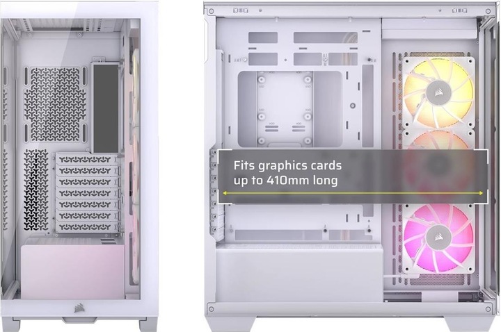 Immagine prodotto Corsair Case iCUE 3500X RGB Midi TG bianco BTF+ZERO (E-ATX)