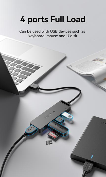 Image du produit Vention Chlbd (USB-A, 4 Ports)