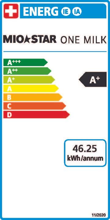 Energie-Label Mio Star One Milk