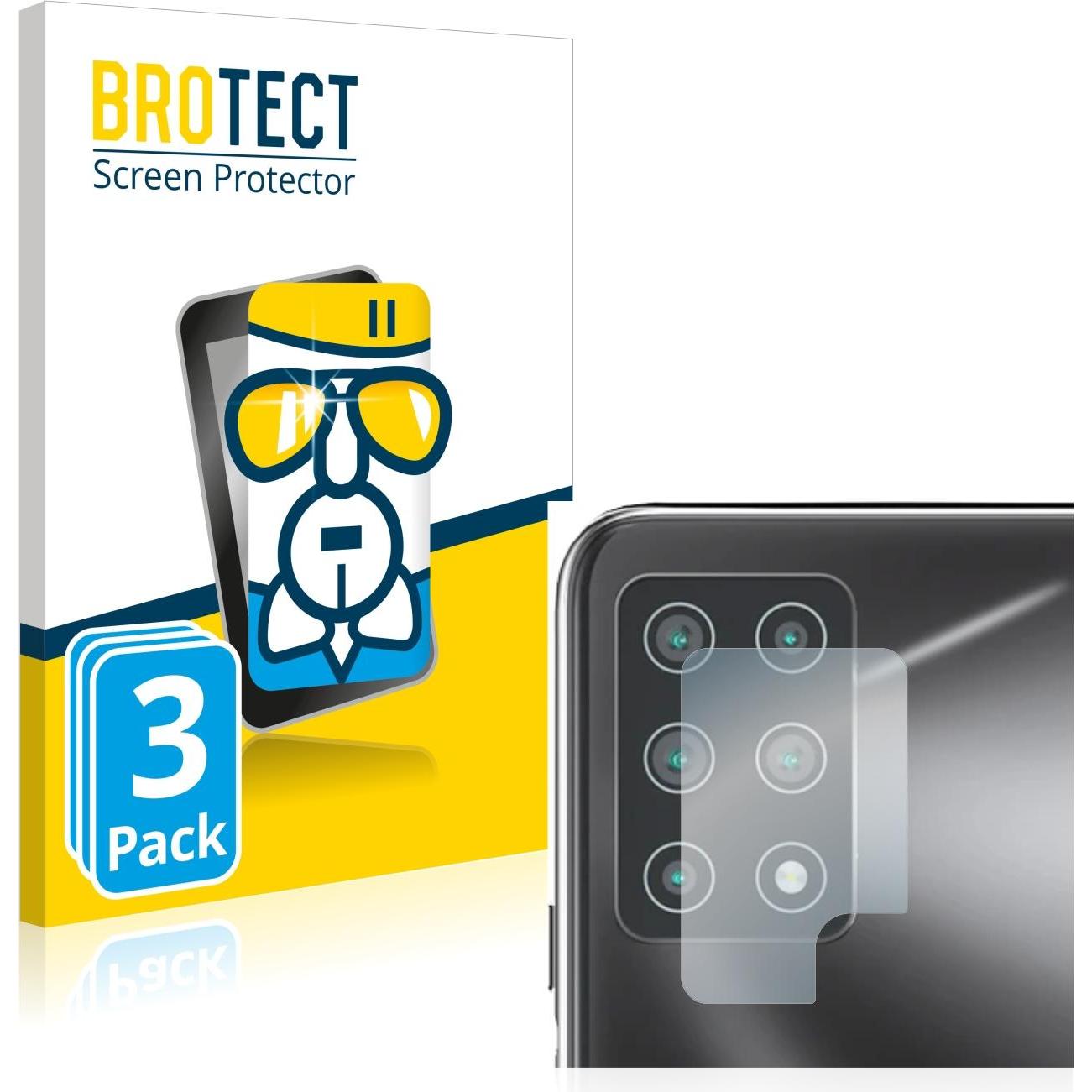 BROTECT AirGlass Panzerglasfolie (3 Stück, Cubot X30), Smartphone Schutzfolie, Transparent